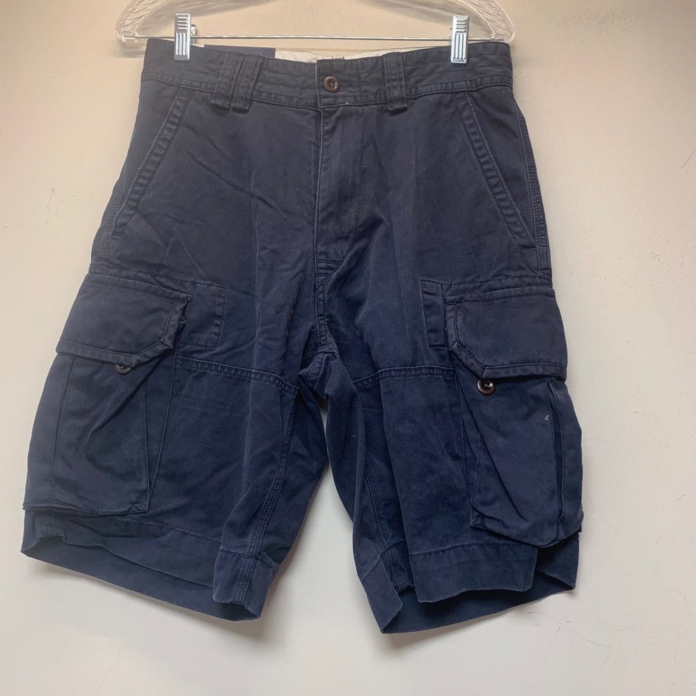 Polo Ralph Lauren Cargo Shorts Mens 29 Navy Blue New Classic Cotton Twill‎